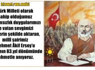 İYİ PARTİ, MİLLİ ŞAİRİMİZ ERSOY’U ANDI