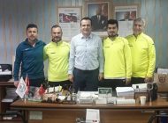 ALTYAPI HOCALARINDAN GENÇLİK SPOR İLÇE MÜDÜRÜNE ZİYARET