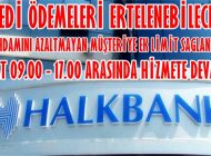 HALKBANK, FİNANSAL İSTİKRAR ÖNLEMLERİNİ AÇIKLADI