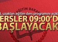 MEB, UZAKTAN EĞİTİM DERS PROGRAMINI AÇIKLADI