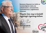 BAŞKAN POSBIYIK, RAMAZAN BAYRAMI’NI KUTLADI