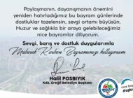 POSBIYIK, KURBAN BAYRAMI’NI KUTLADI VE UYARDI!