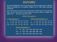 AFETZEDELER İÇİN AYNİ VE NAKDİ YARDIM KAMPANYASI BAŞLATILDI