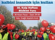 BİSİKLETLİLER DERNEĞİ KALP SAĞLIĞI İÇİN PEDAL ÇEVİRECEK