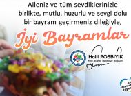 BAŞKAN POSBIYIK RAMAZAN BAYRAMI’NI KUTLADI