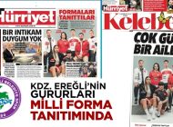 EREĞLİLİ KIZLAR A MİLLİ TAKIM FORMASINI BURUK TANITIYOR!