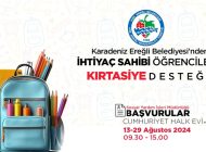 İHTİYAÇ SAHİBİ ÖĞRENCİLERİN KIRTASİYESİ BELEDİYEDEN…