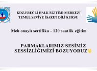 TEMEL SEVİYE İŞARET DİLİ KURSU BAŞLIYOR…