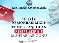 ‘MUHTARLAR GÜNÜ’ RESMİ TÖRENLE KUTLANACAK