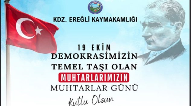 ‘MUHTARLAR GÜNÜ’ RESMİ TÖRENLE KUTLANACAK