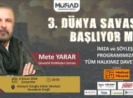 İMZA VE SÖYLEŞİ PROGRAMINA DAVET