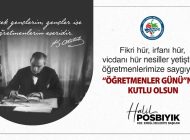 POSBIYIK ÖĞRETMENLER GÜNÜNÜ KUTLADI…