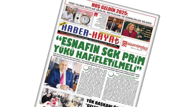 EKONOMİ GAZETENİZ İŞ’TE HABER HAYAT ABONELERİNDE…