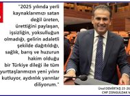 ÜNAL DEMİRTAŞ, “AYDINLIK YARINLAR…” DİLEDİ