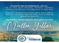 BAŞKAN POSBIYIK YENİ YILI KUTLADI