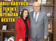 BAŞKAN POSBIYIK TEKİN’E BAŞARILAR DİLEDİ