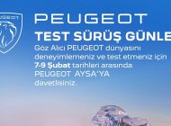 AYSA’DAN PEUGEOT TEST SÜRÜŞ GÜNLERİNE DAVET VAR