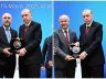 CUMHURBAŞKANI ERDOĞAN’DAN DEMİR VE SARIKAYA’YA PLAKET…