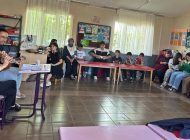 KÖY OKULUNDA, ÇOCUKLARI MUTLU EDEN MÜZİK DİNLETİSİ
