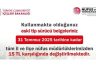 31 TEMMUZ’A KADAR DA 15 TL, 1 AĞUSTOS’TA 7.500 TL.