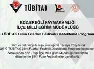 TUBİTAK BİLİM FUARI FESTİVAL HAVASINDA EREĞLİ SAHİLİNDE
