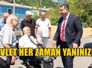 KAYMAKAM YILMAZ’IN İLK ZİYARETİ ENGELLİLER DERNEĞİ OLDU