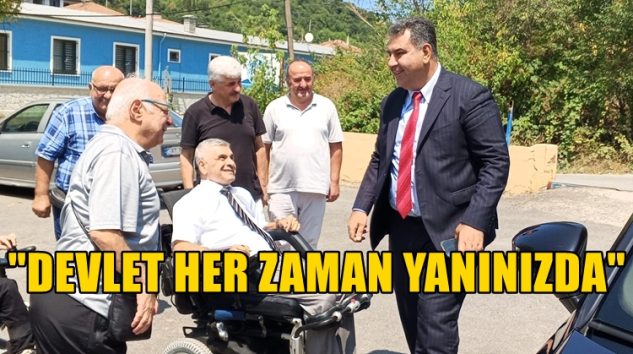 KAYMAKAM YILMAZ’IN İLK ZİYARETİ ENGELLİLER DERNEĞİ OLDU
