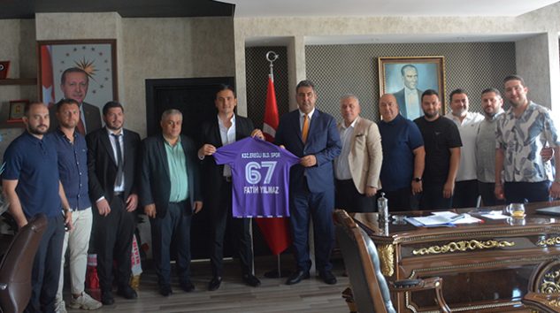 KDZ. EREĞLİ BELEDİYESPOR’DAN KAYMAKAM YILMAZ’A ZİYARET