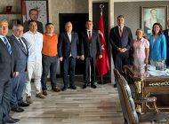 CHP MECLİS ÜYLERİNDEN KAYMAKAM YILMAZ’A ZİYARET
