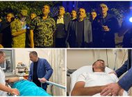 VALİ, ORMAN YANGININI İNCELEDİ, YARALILARI ZİYARET ETTİ