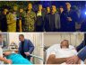 VALİ, ORMAN YANGININI İNCELEDİ, YARALILARI ZİYARET ETTİ