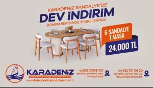 KARADENİZ SANDALYE’DE DEV İNDİRİM!