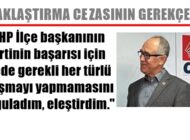 İNANOĞLU: “SORGULADIM, ELEŞTİRDİM DİYE CEZALANDIRILDIM!”