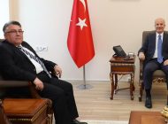 REKTÖR ÖZÖLÇER’DEN YÖK BAŞKANI ÖZVAR’A ZİYARET