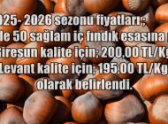 KABUKLU FINDIK ALIMLARI 25 AĞUSTOS’TA BAŞLAYACAK