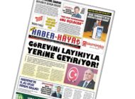 GAZETENİZ İŞ’TE HABER HAYAT ABONELERİNDE…