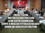 17 ADAY YETERLİLİK BELGESİ İÇİN SINAVA GİRDİ