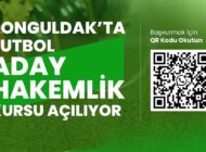 ZONGULDAK’TA FUTBOL ADAY HAKEMLİK KURSU AÇILIYOR