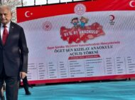 ÖGET ŞEN ANAOKULU AÇILIŞINA BİNALİ YILDIRIM DAMGASI!