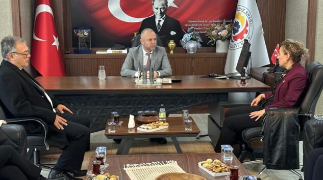 EREĞLİ CHP HEYETİ, TSO BAŞKANI KELEŞ’İ DİNLEDİ