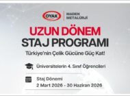 OYAK MADEN METALÜRJİ STAJYER KABULÜNE BAŞLADI