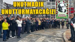 UĞUR MUMCU, SAYGI VE ÖZLEMLE ANILDI