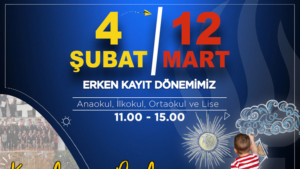 TED KOLEJİ’NDE ERKEN KAYIT DÖNEMİ BAŞLADI