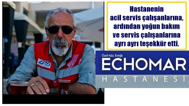 HASAN YILDIRIM’DAN ECHOMAR’A TEŞEKKÜR MESAJI