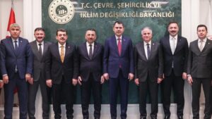 ZONGULDAK HEYETİ BAKAN MURAT KURUM’LA GÖRÜŞTÜ