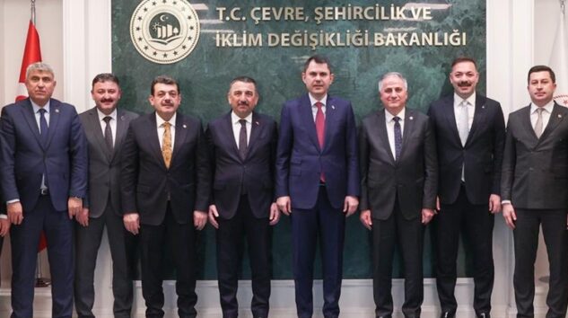 ZONGULDAK HEYETİ BAKAN MURAT KURUM’LA GÖRÜŞTÜ