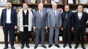 BAŞKAN POSBIYIK, MHP HEYETİNİ AĞIRLADI