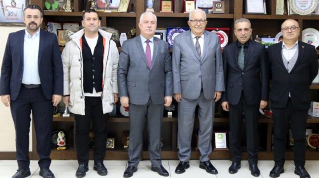 BAŞKAN POSBIYIK, MHP HEYETİNİ AĞIRLADI