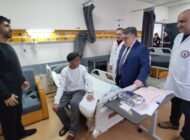 REKTÖR ÖZÖLÇER, BAYRAMDA HASTALARI UNUTMADI