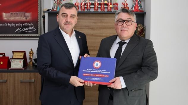 REKTÖR ÖZÖLÇER, MİLLETVEKİLİ ÇOLAKOĞLU İLE GÖRÜŞTÜ